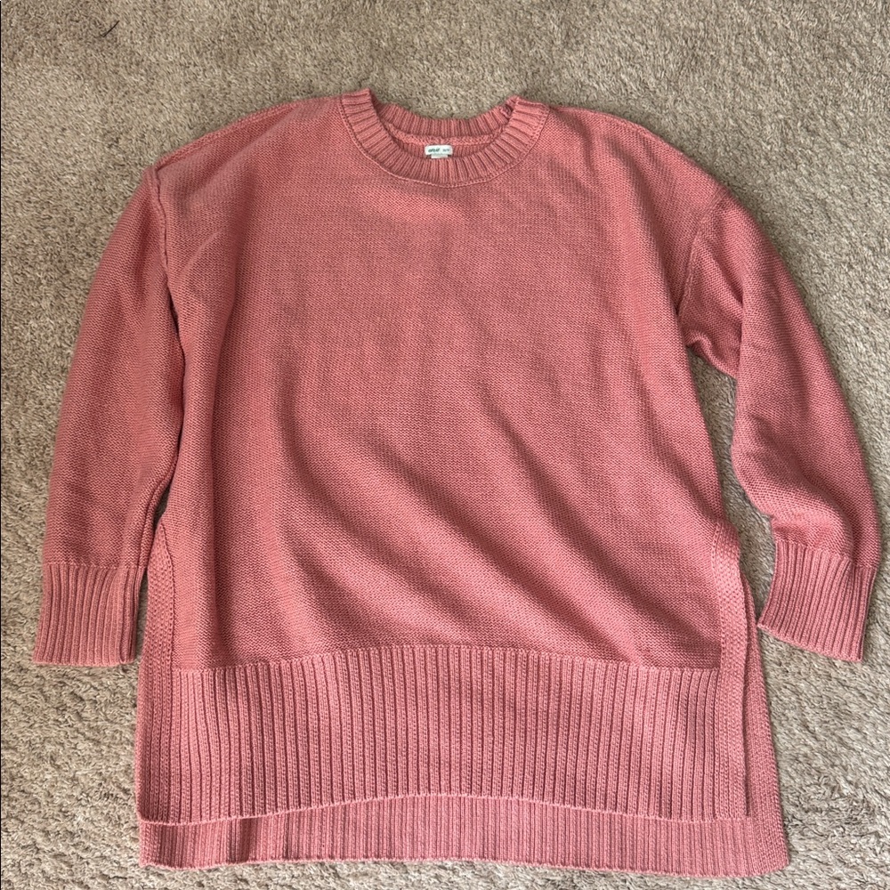 Aerie Dusty Rose Knit Pullover